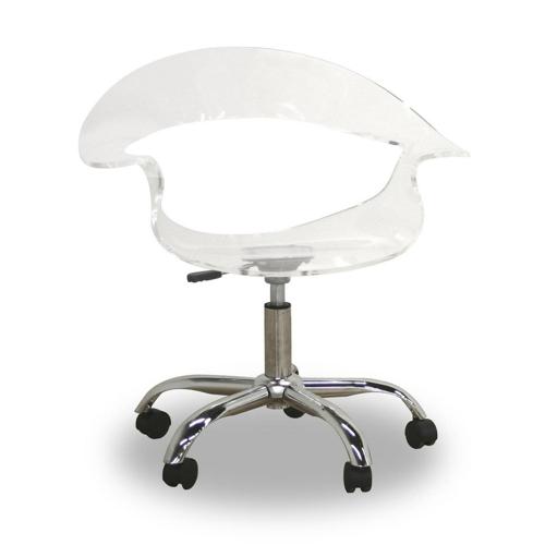 Baxton Studio Crystal Swivel Office Chair