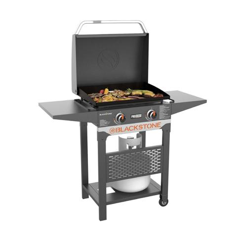Blackstone Pro Series 2 Burner 22 Propane Pedestal Griddle with Hood