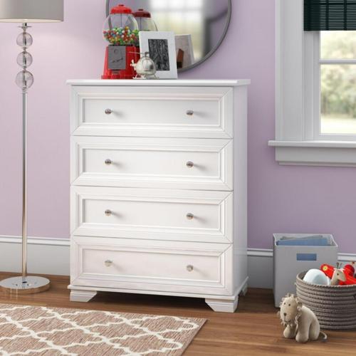 Belle Isle Furniture South Lake 4 Drawer Chest, White