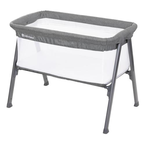Baby Trend Lila Snooze Large Bassinet for Infants - Restful Grey
