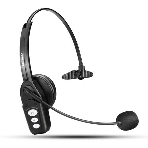 Bluetooth Headset V5.0, Pro Wireless Headset High Voice Clarity with Noise Canceling Mic for Cell Phone Trucker Engineers Business Home Office-JBT800