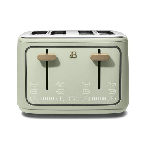 Beautiful 4 Slice Toaster, Sage Green by Drew Barrymore