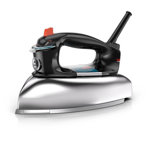 BLACK+DECKER Classic Iron with Aluminum Soleplate, Silver, F67E