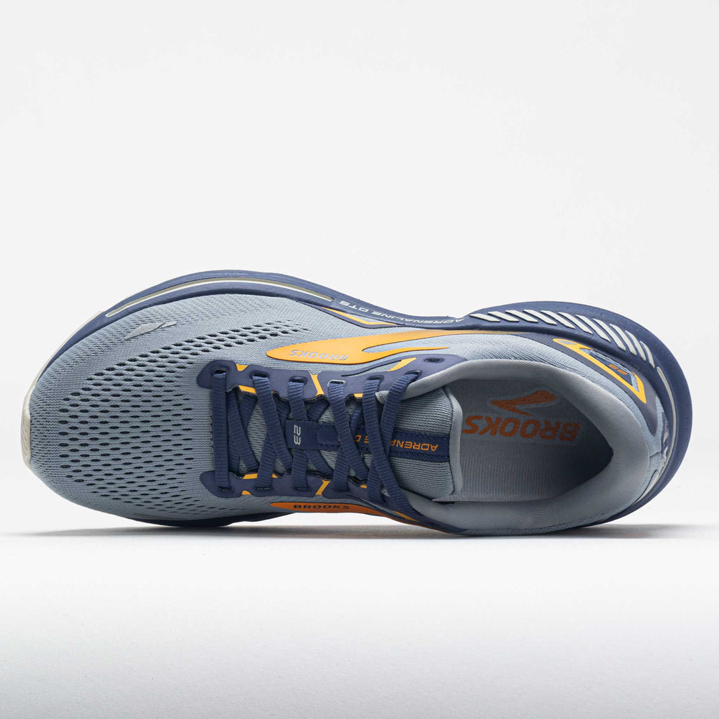 Brooks Adrenaline GTS 23 Men's  Grey/Crown Blue/Orange